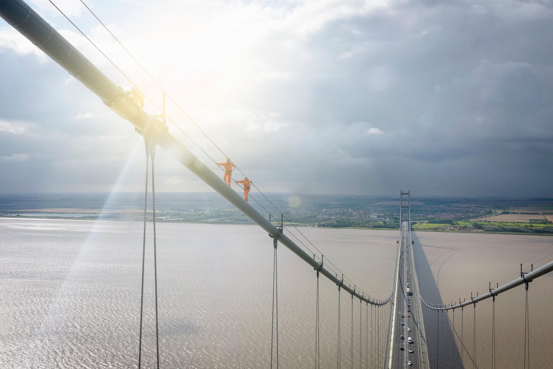 Working at height services on Humber Bridge