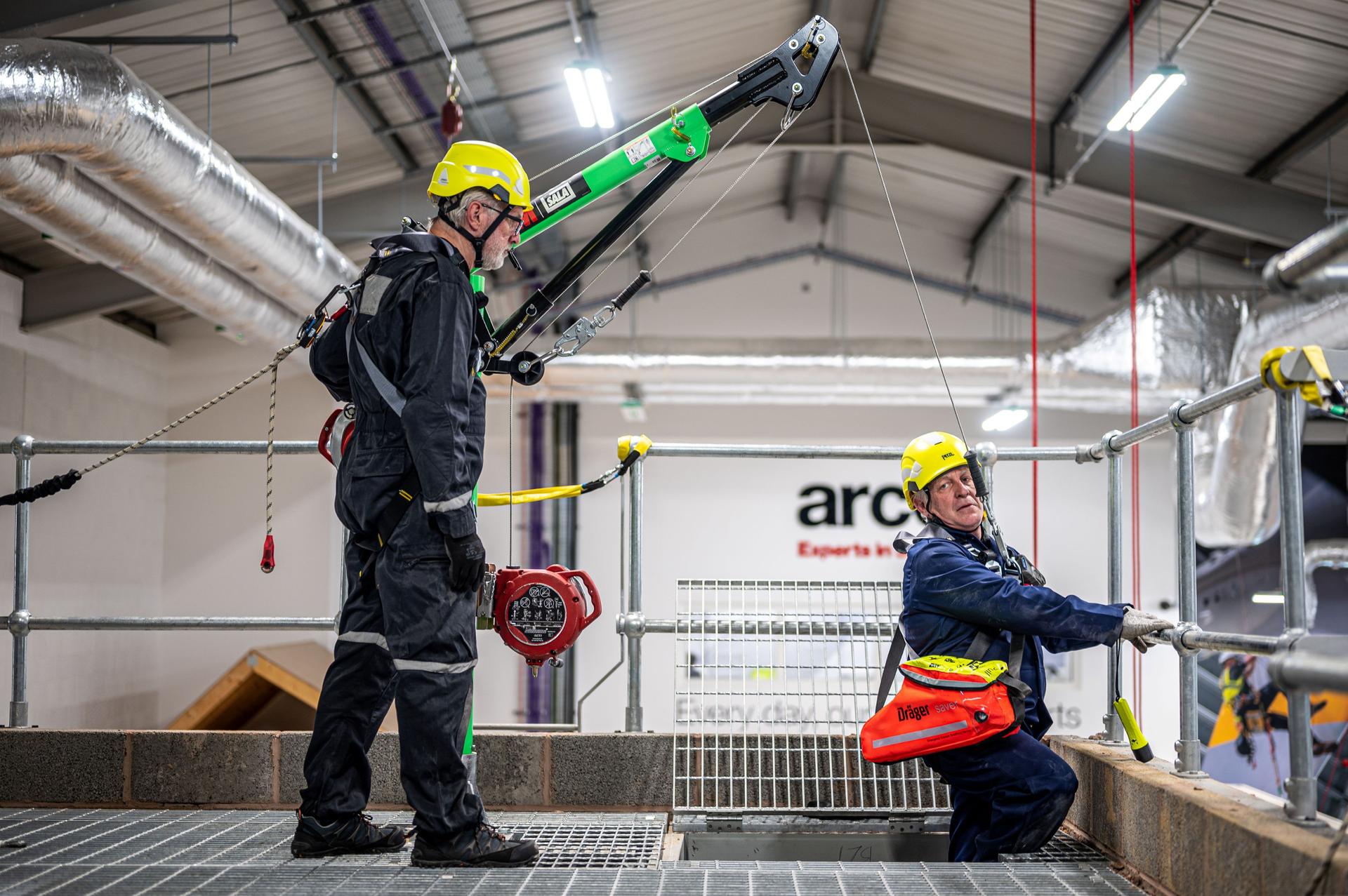Confined space entry controller training