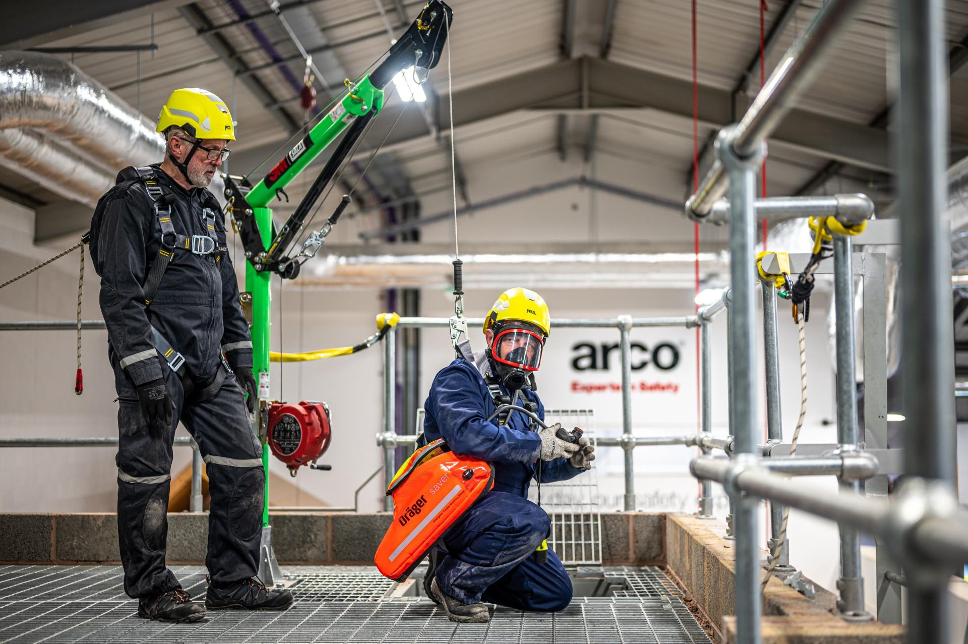 Confined space medium risk training
