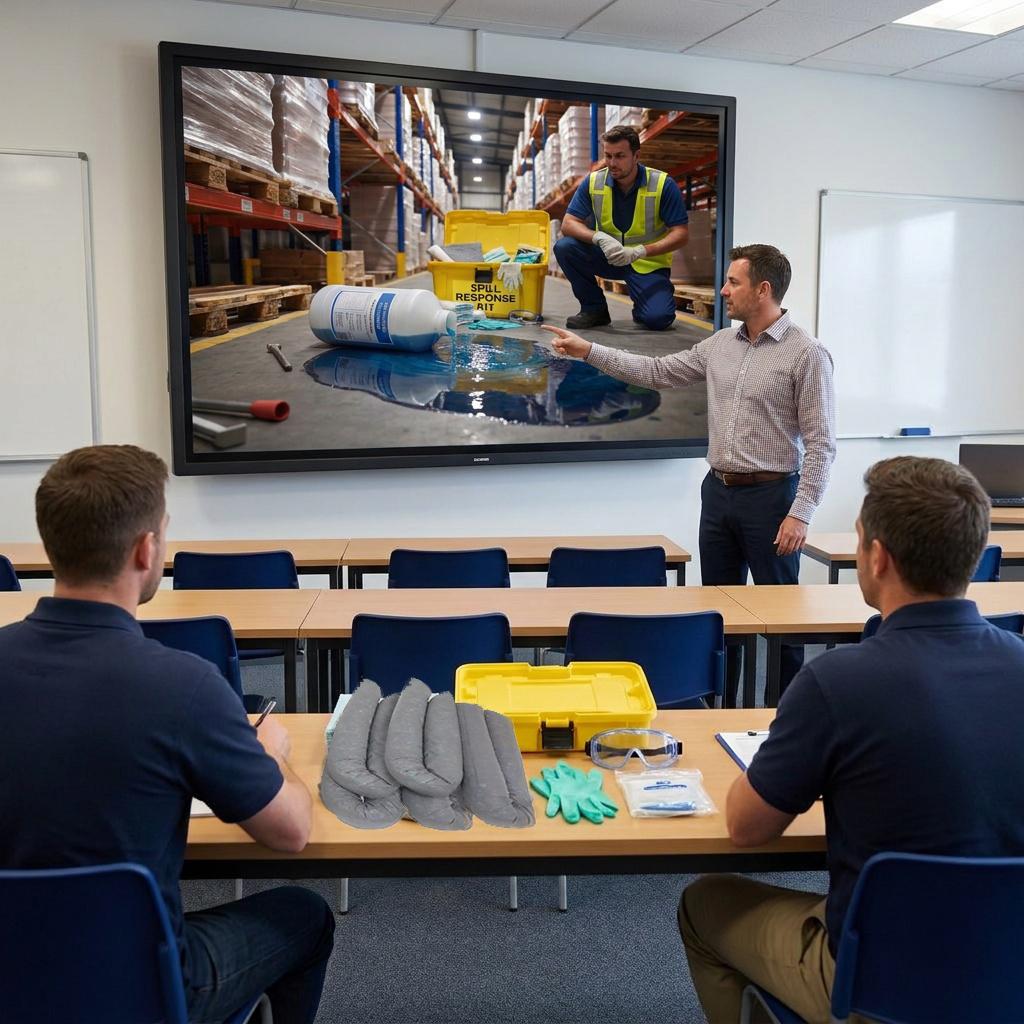 Spill response awareness training